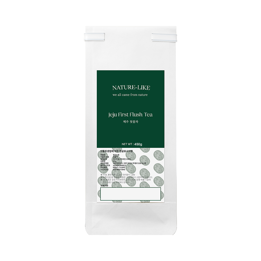 네이처라이크 제주 첫물차 유기농 순면티백 잎차 450g, 1개 - 상품 이미지