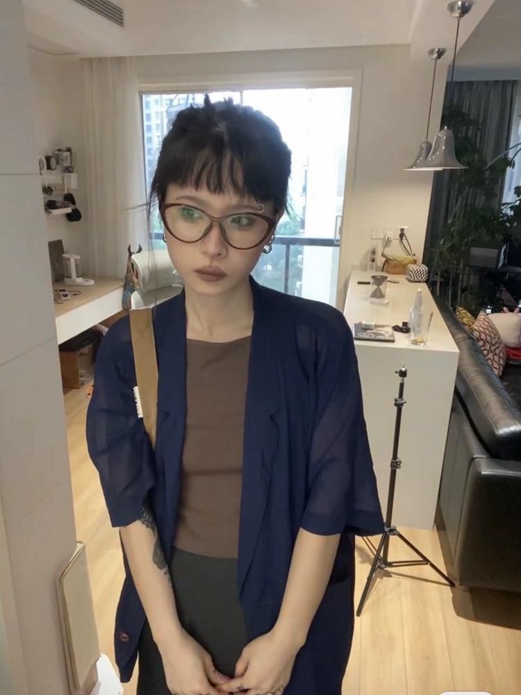 줄서는식당2박나래안경 뿔테안경 호피무늬안경 - 상세 이미지 5