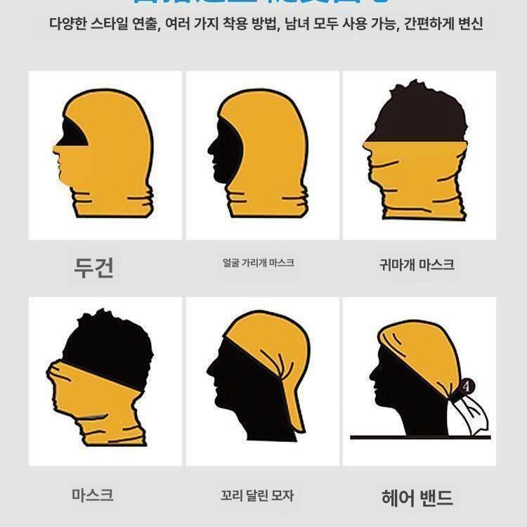 데일리룩 모자 방풍 드라 예능 방한 박일 페이스커버 조세호 이준 - 상세 이미지 5