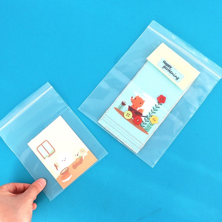 이지포장 PE 투명 지퍼백 가로15cm x25cm (4 000장) - 상품 이미지