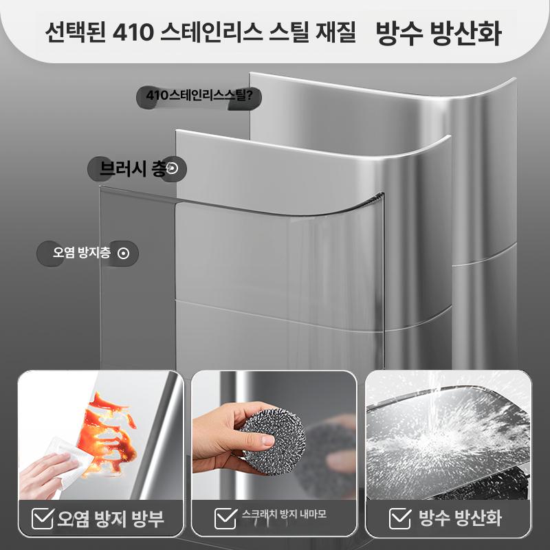 대형 스테인리스 페달 휴지통 주방용 업소용 - 상세 이미지 4