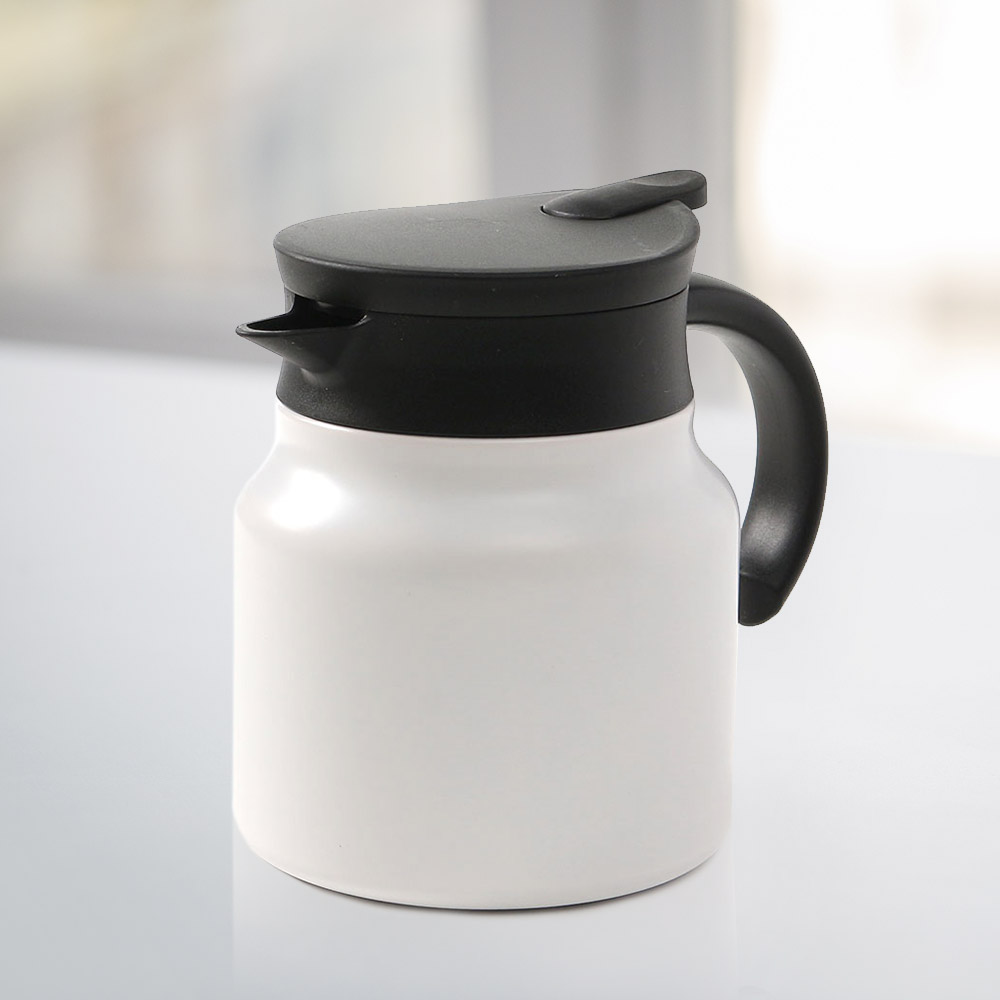 티웨어 이중진공 보온 주전자 물주 750 ml (화이트) 보온보 냉주 보냉 공보 온주 - 상품 이미지
