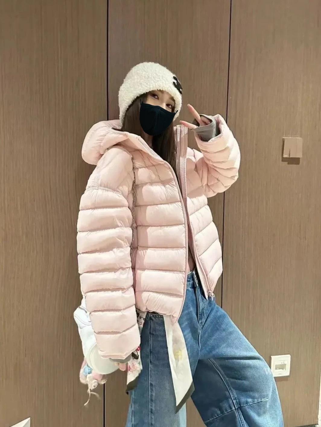 두꺼운 다운 잠바 패딩 후드 자켓 여성용 따뜻한 짧은 재킷 이미지 7