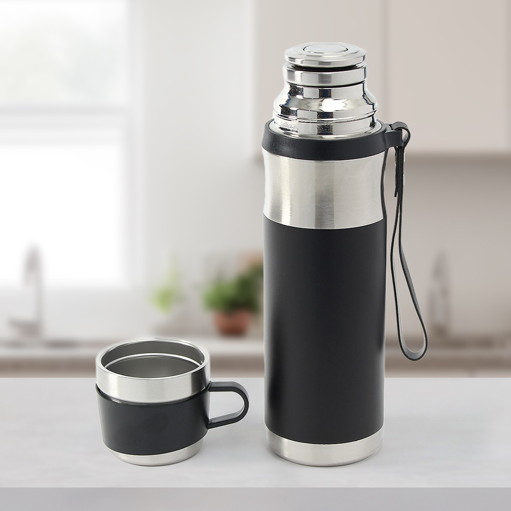 데이웰 티보틀 보온병 커피 물병( 750 ml) (블랙) 보냉병 보온보냉 진공 슬림 - 상품 이미지