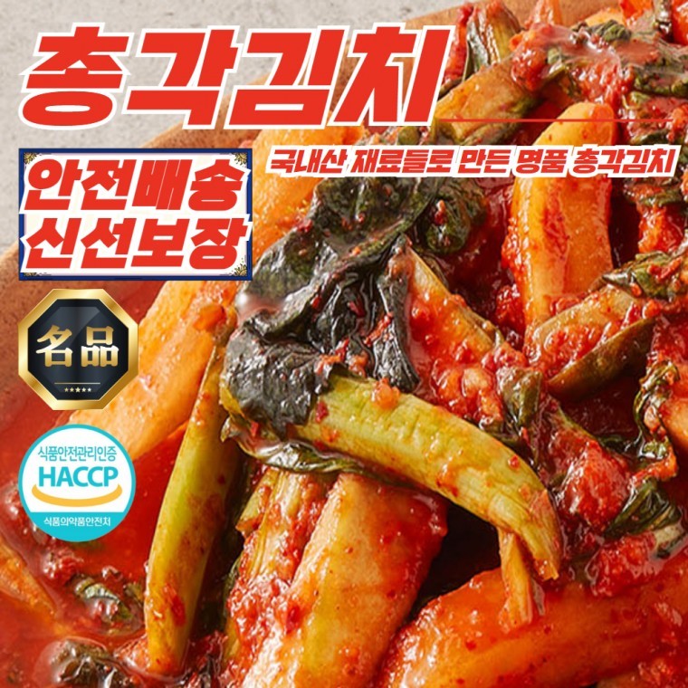 전라도 명품 프리미엄 총각김치 3kg (100 국내산재료) - 메인 이미지