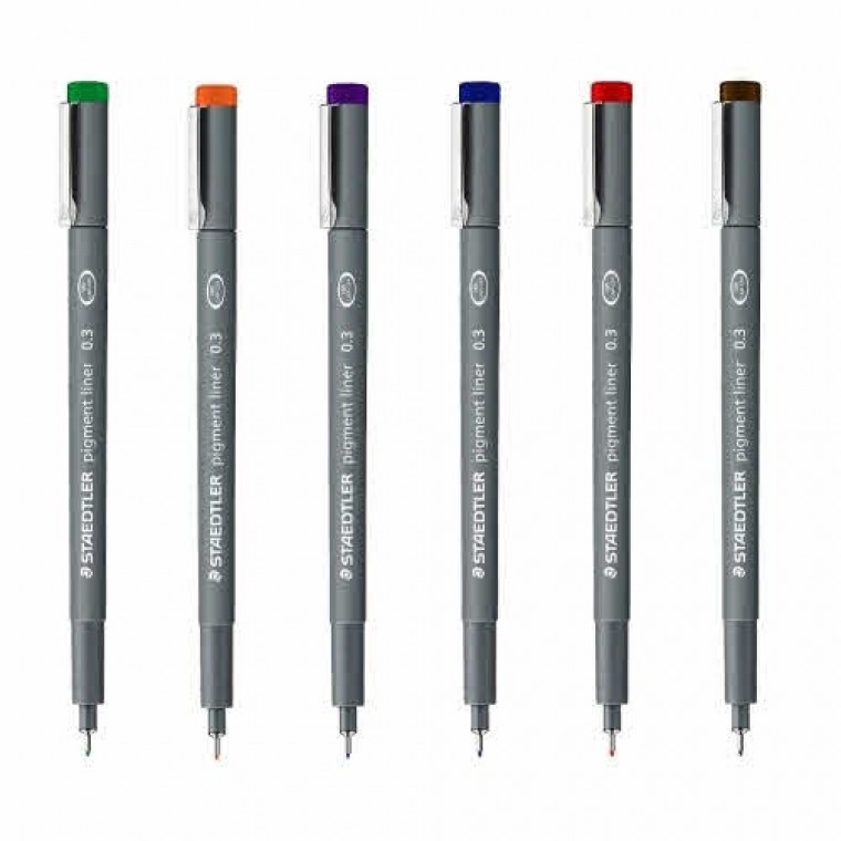 스테들러 피그먼트 라이너펜 칼라 갈색 308 05-76 0.5mm / 130210 - 상품 이미지