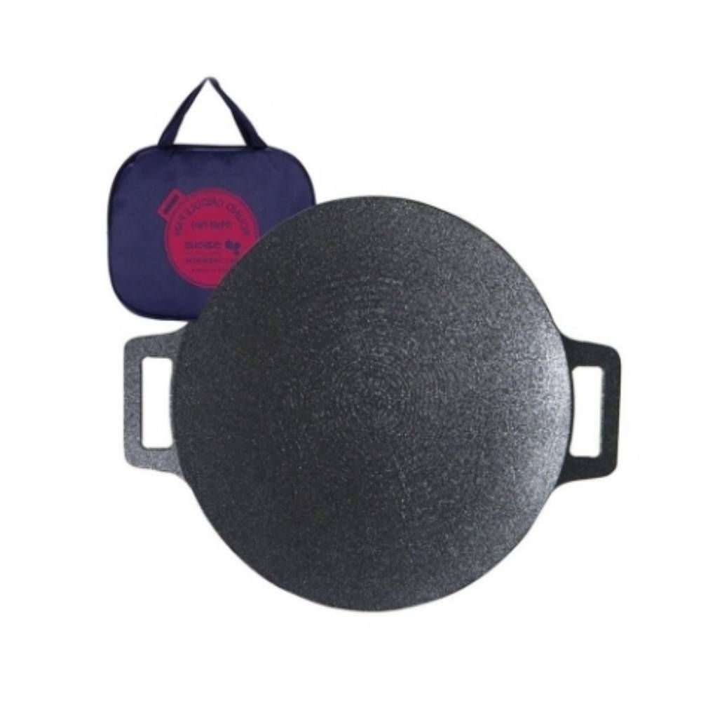 그리들팬 25cm 삼겹살그릴팬 캠핑그릴드팬 스텐불판