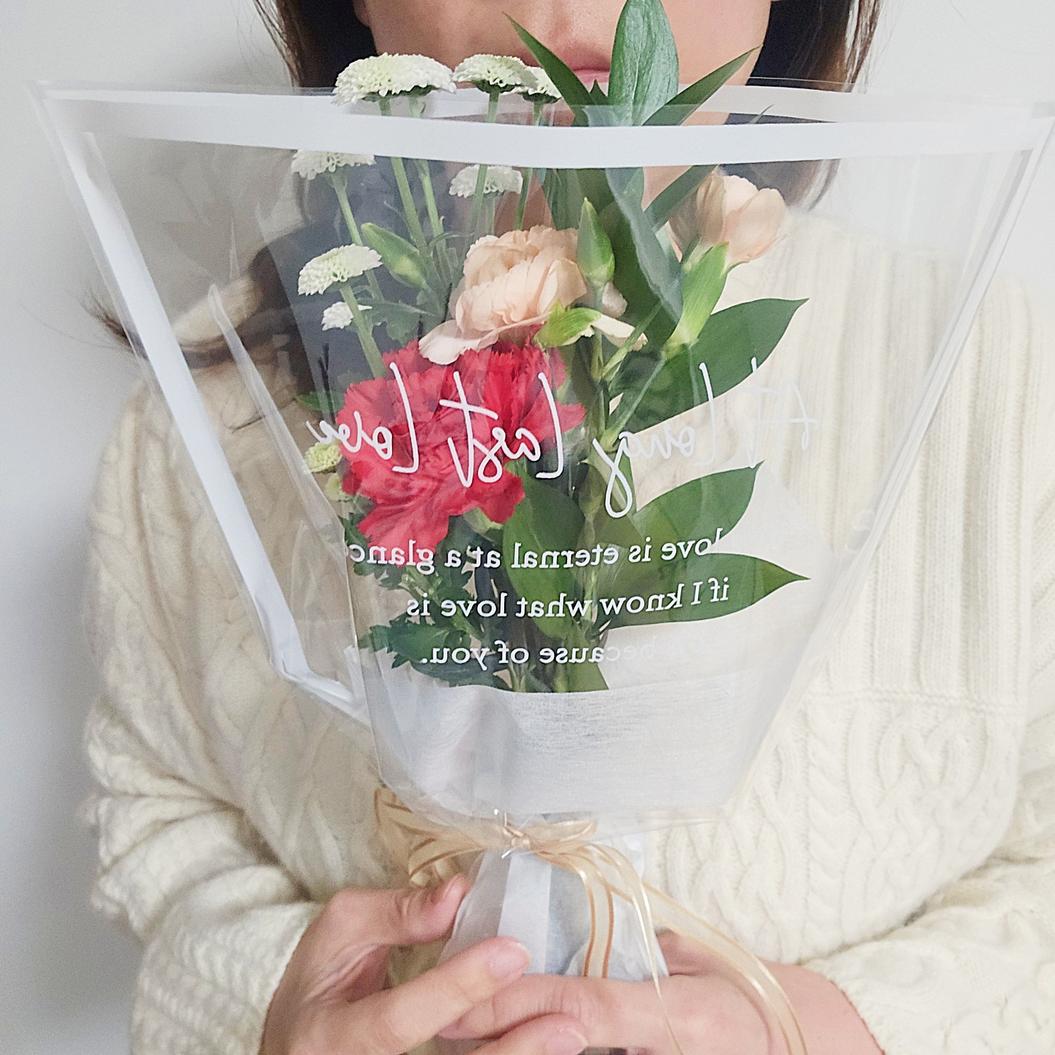 미니꽃다발 생화 스승의날 감사 단체 행사 학교 기업 유치원 어린이집 축하용 투명포장, 1개 이미지 7