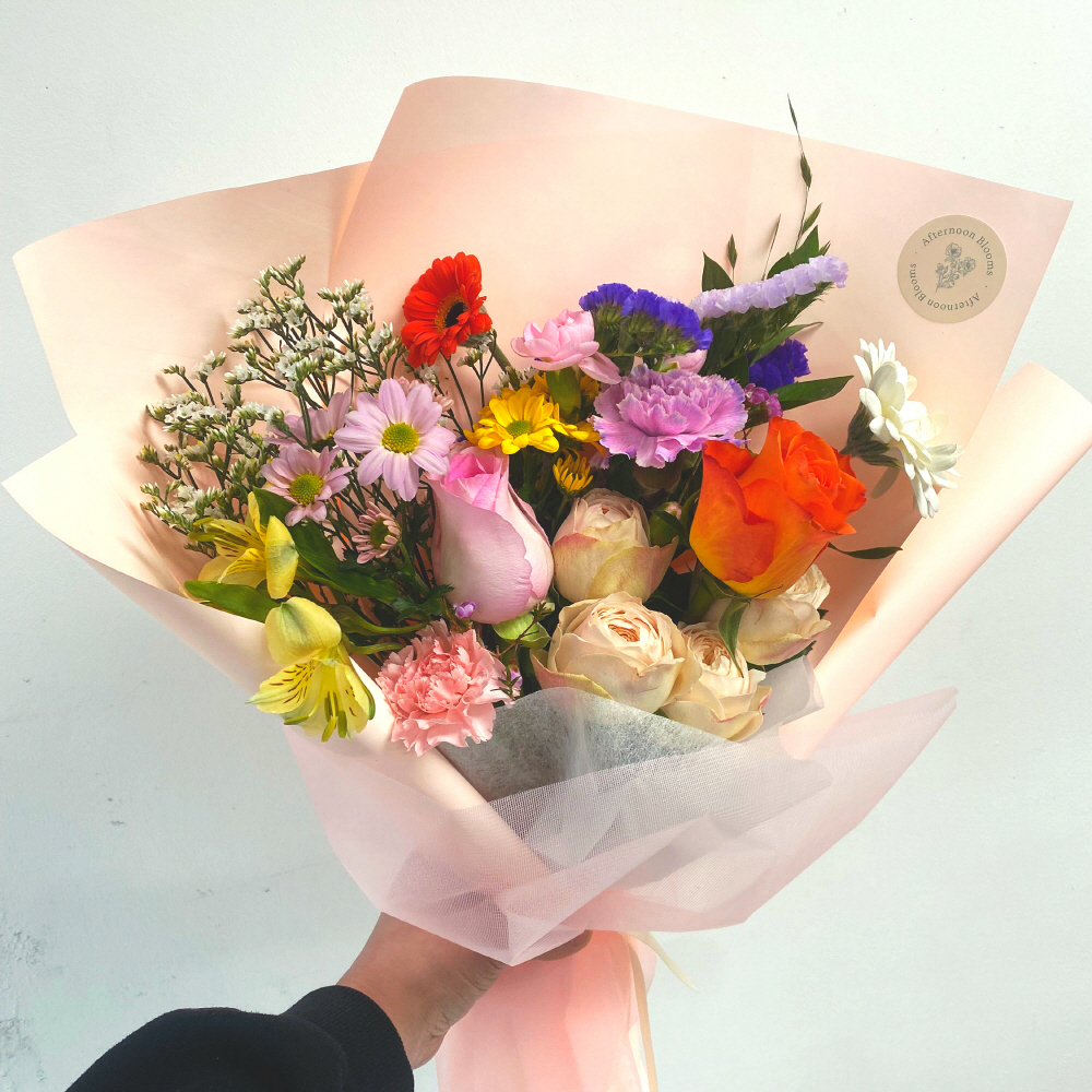 졸업 생일 기념일 생화 소형 꽃다발 꽃배달 싼곳 생화택배