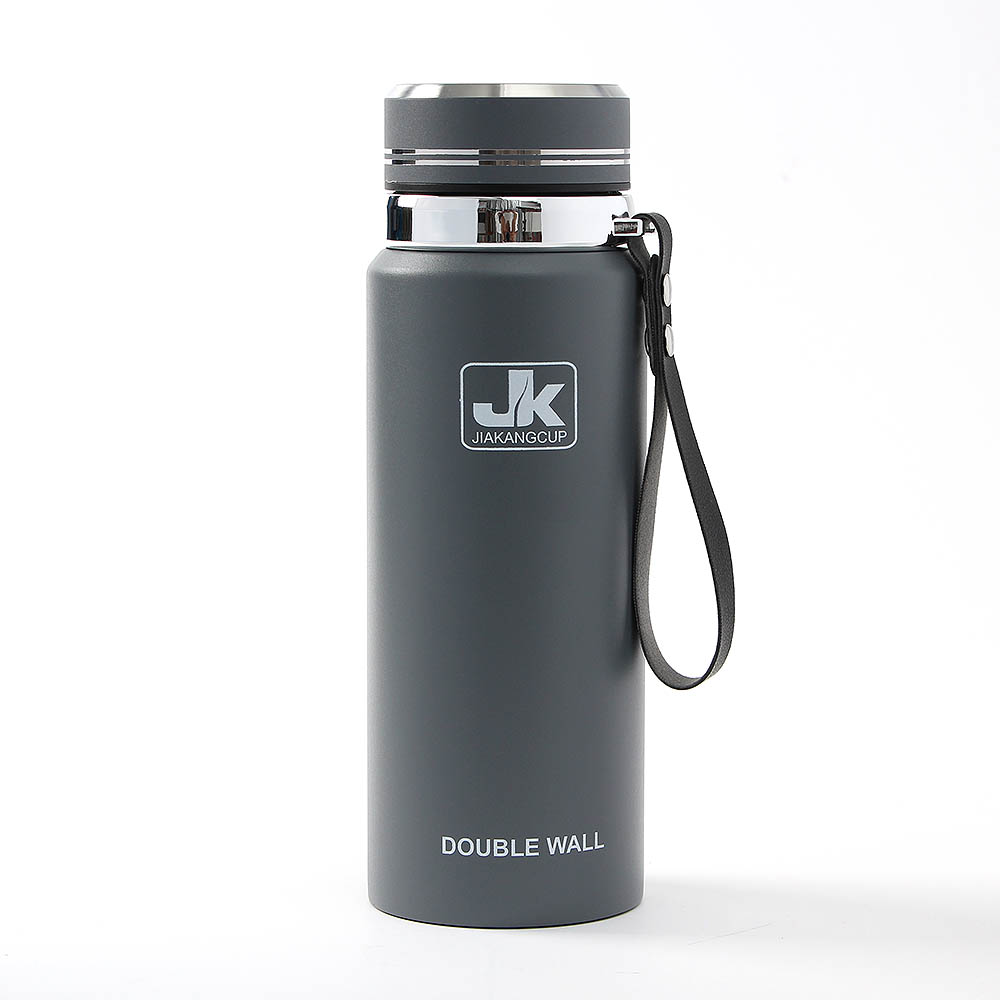 뉴워터 이중 스텐 보온병 커피 물병 750 ml( 그레이) 보냉병 보온보냉 진공 슬림 - 상품 이미지
