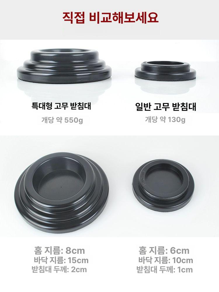 그랜드 피아노 고무 쿠션 다리받침 - 상세 이미지 3