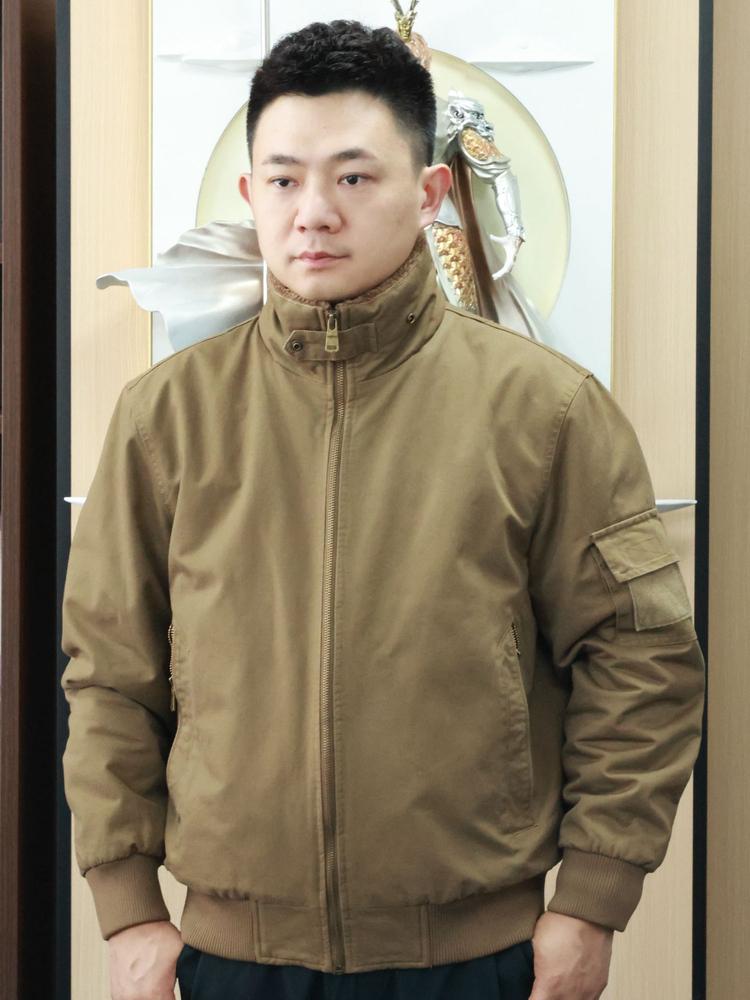 모범택시 동카키 칼라 점퍼 남자 숏 점퍼 비행 항공점퍼 스트릿 - 상세 이미지 4