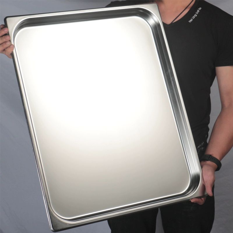 사각 뷔페 대형 스텐밧드 업소용 바트 보관 트레이 플레이트