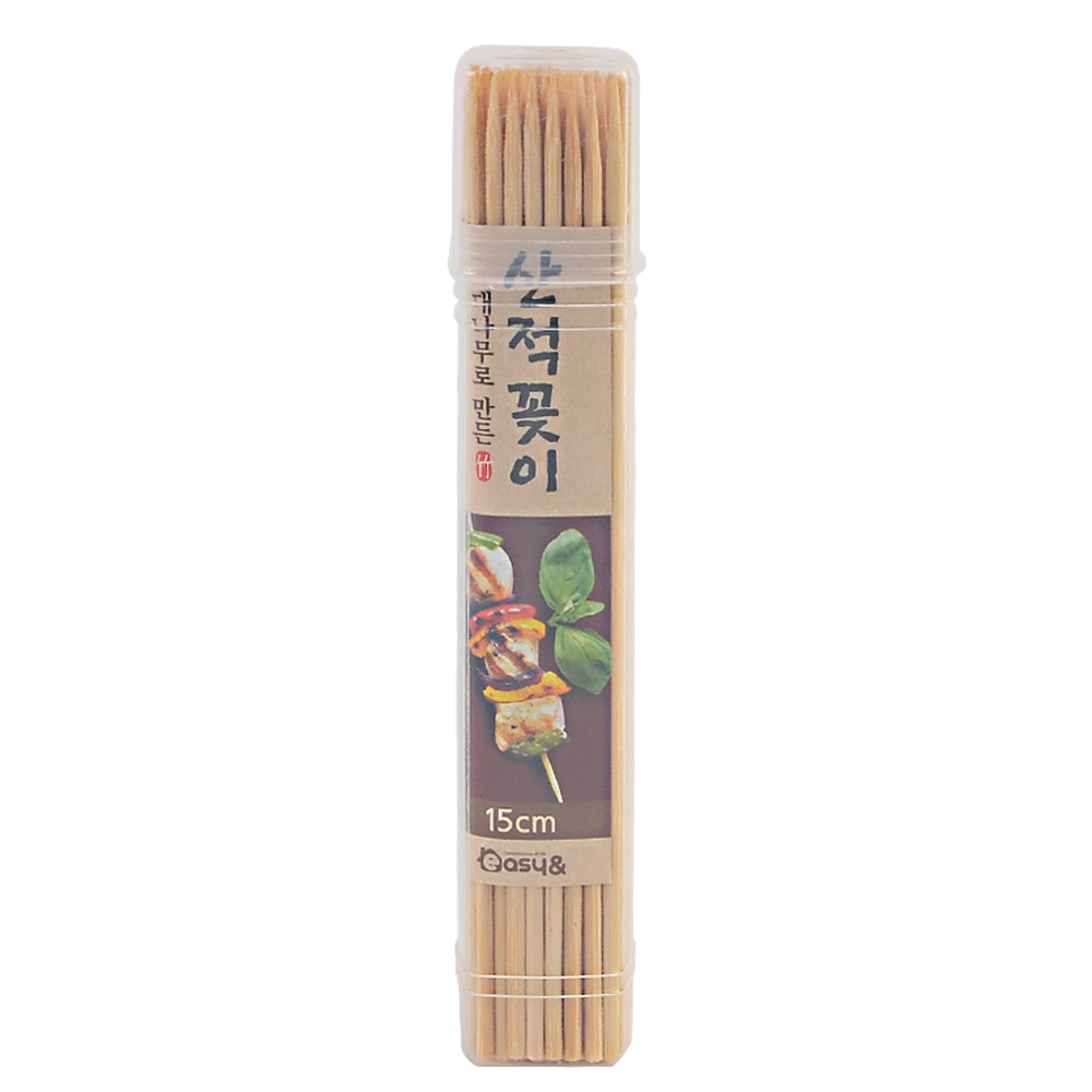 1X5개 꼬치 꽂이 15 cm 산적꽂이 꼬지 햄버거 이쑤시개 요지 z4083 - 상품 이미지
