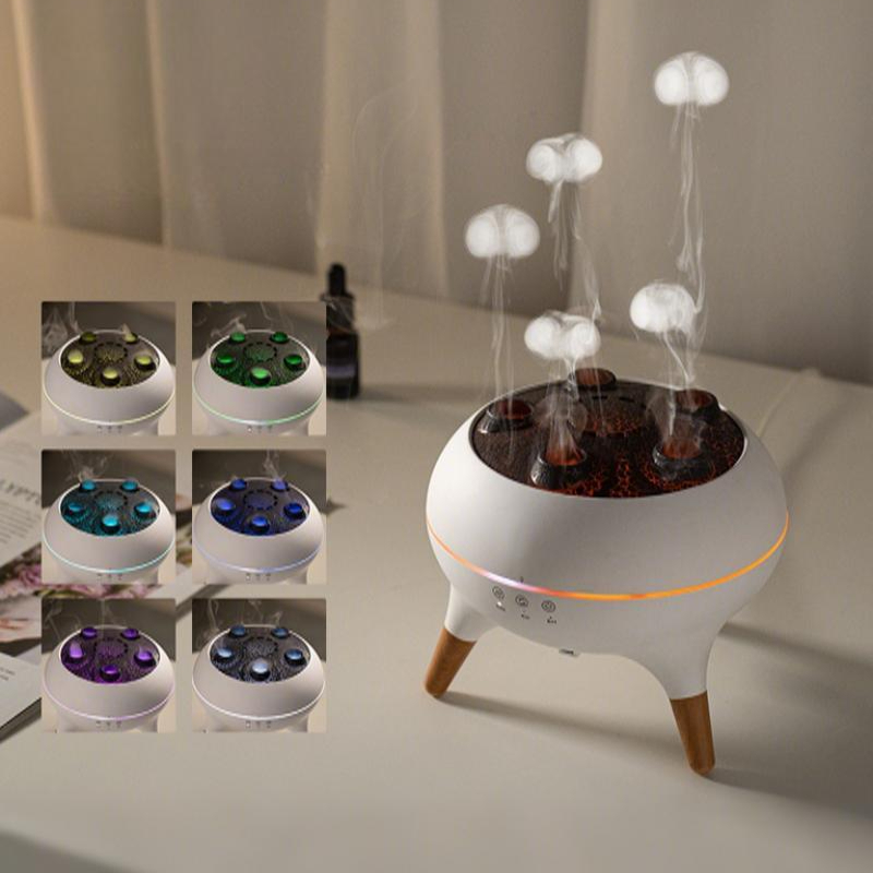 해파리가습기 소형 탁상 용암가습기 화산 원룸 볼케이노