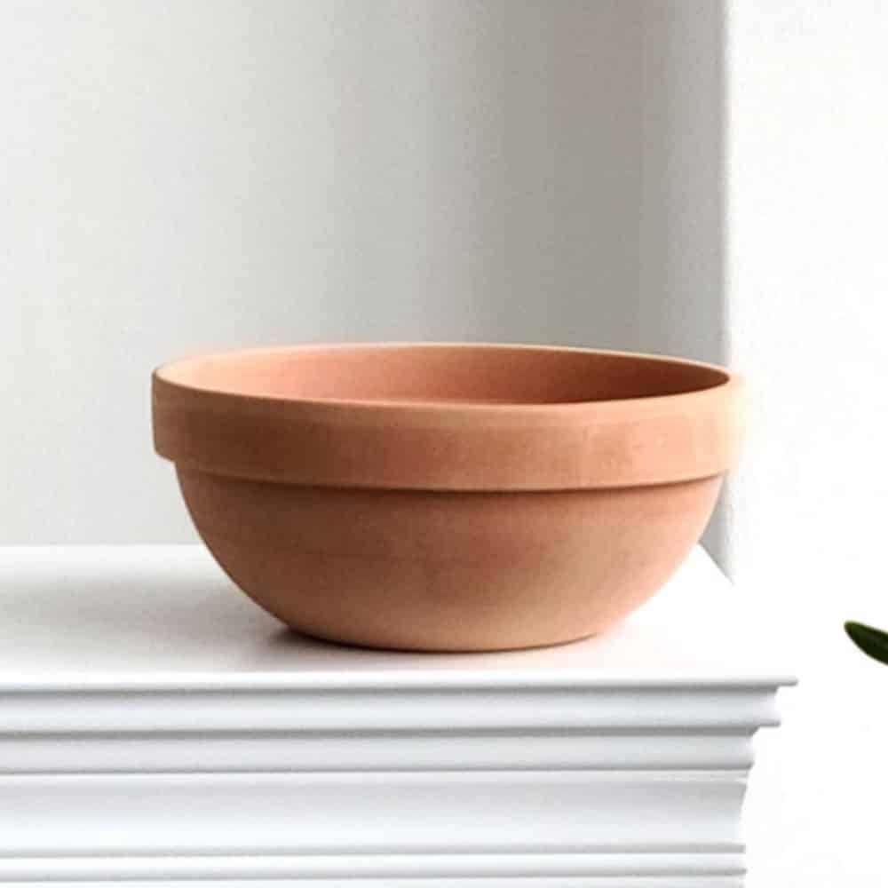 선인장토분 라벤더화분 토분 정반원 받침 23x10cm - 메인 이미지