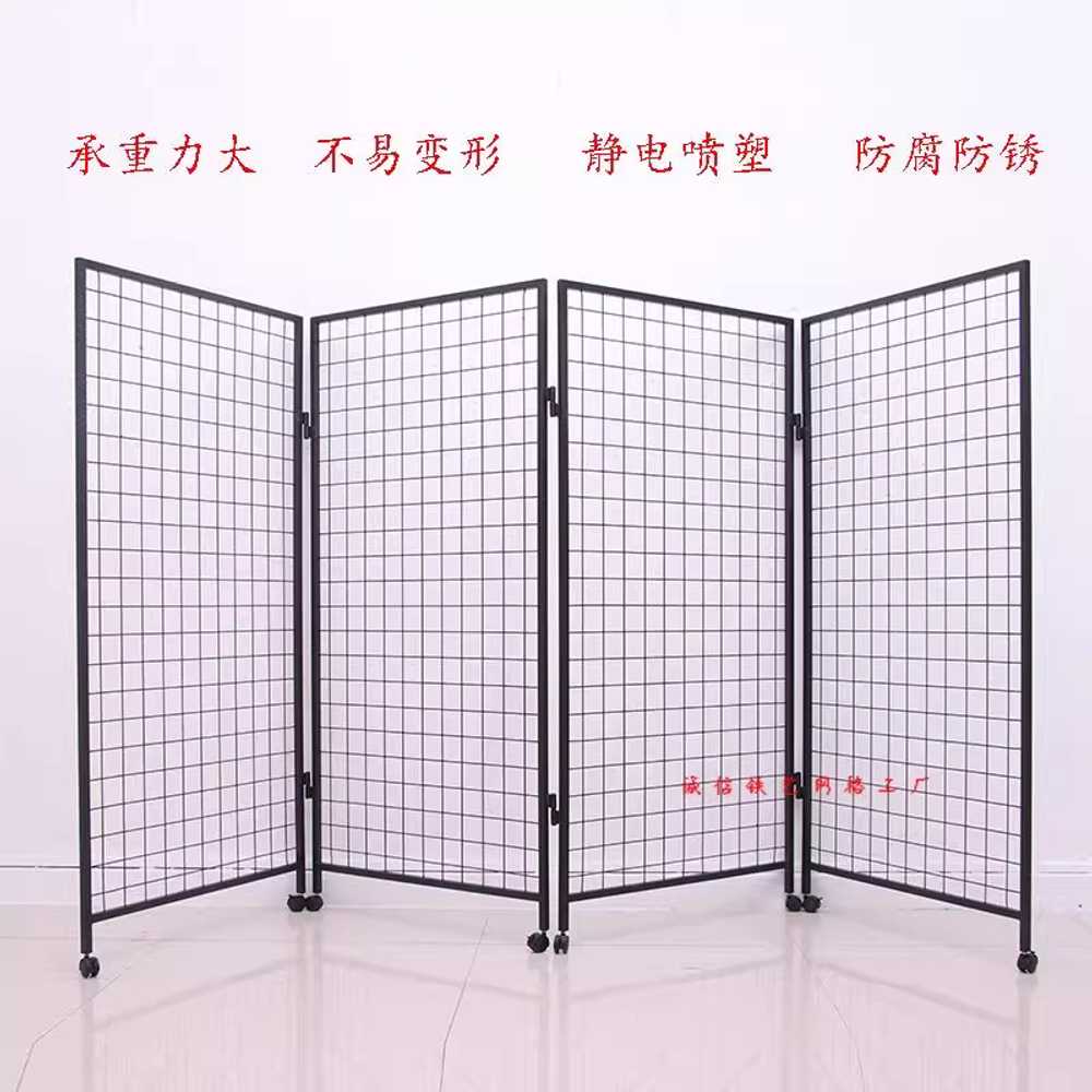 접이식네트망 거치대 파티션 작품 디스플레이 휀스 80x186cm - 상세 이미지 5