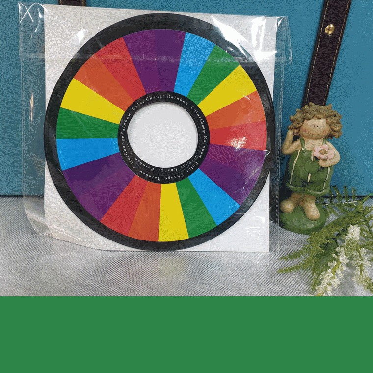 (KC인증) 제이엘 레인보우링(rainbow ring)4개입 -링마술 컬러체인지CD 링투체인지 - 메인 이미지
