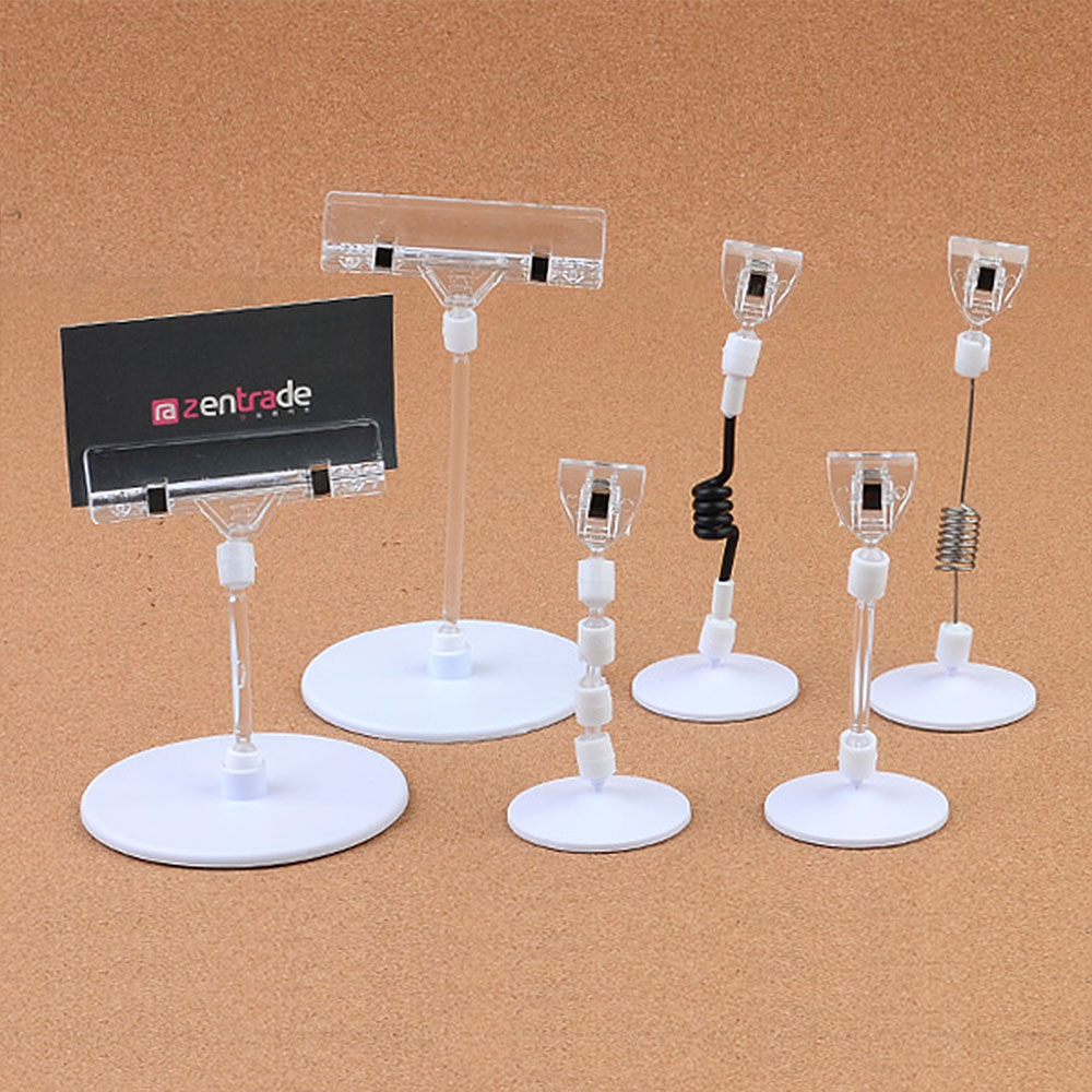 1X3개 네임텍 클립 부착식 2P 원판 쇼클립 메모 꽂이 z920 집게 상품 정보 - 메인 이미지