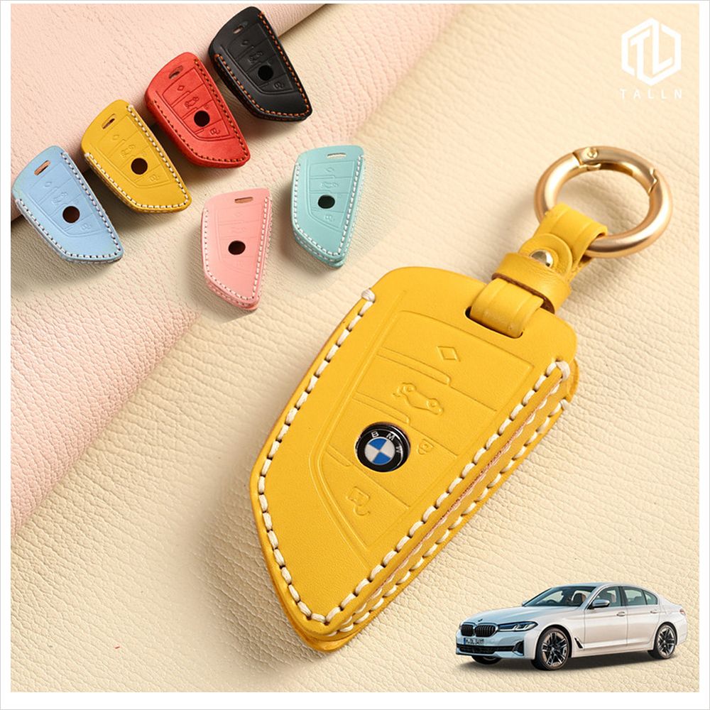 D24 마카 BMW호환 5시리즈 스마트키케이스 가죽 - 메인 이미지