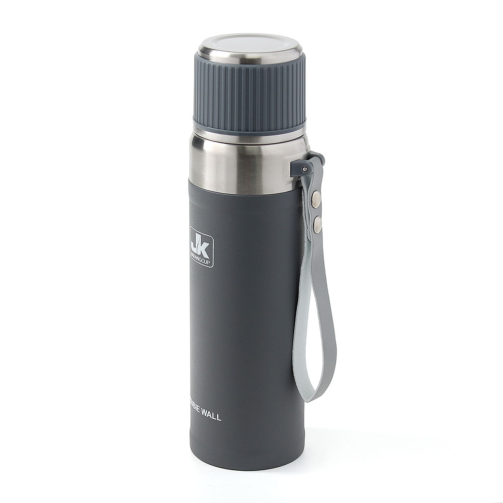 보틀 워터 이중 스텐 보온병 물병( 500 ml) (그레이) 보냉병 보온보냉 진공 슬림 - 상품 이미지