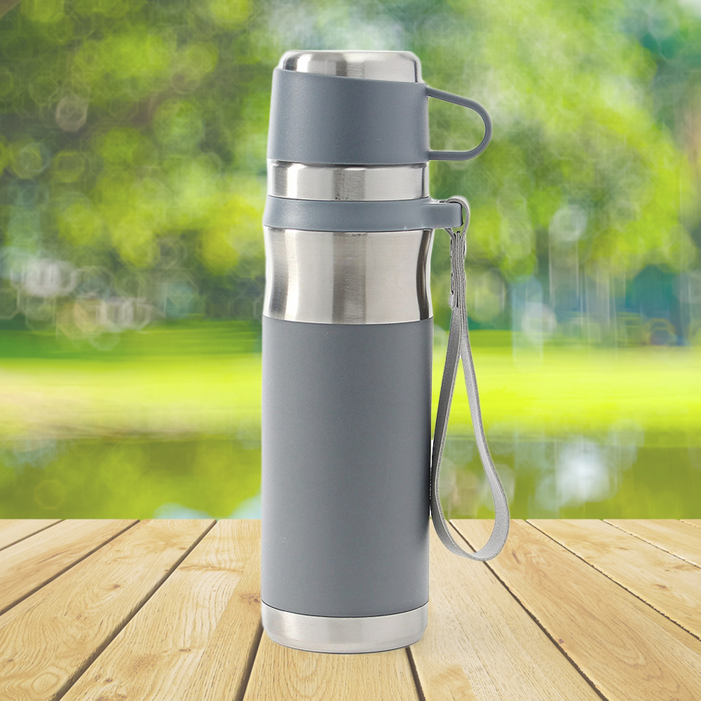 데이웰 티보틀 보온병 커피 물병( 500 ml) (그레이) 보냉병 보온보냉 진공 슬림 - 상품 이미지