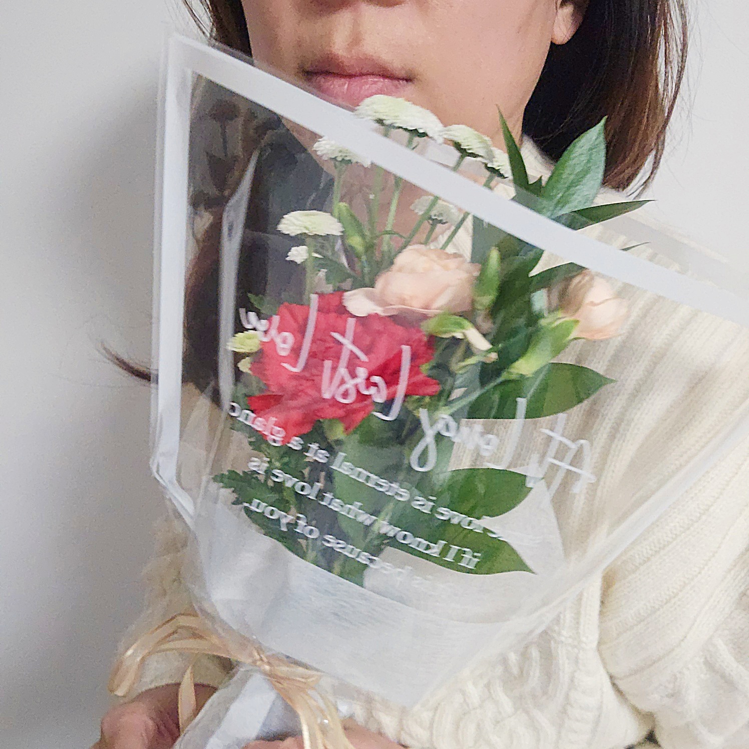 미니꽃다발 생화 스승의날 감사 단체 행사 학교 기업 유치원 어린이집 축하용 투명포장, 1개 - 상품 이미지