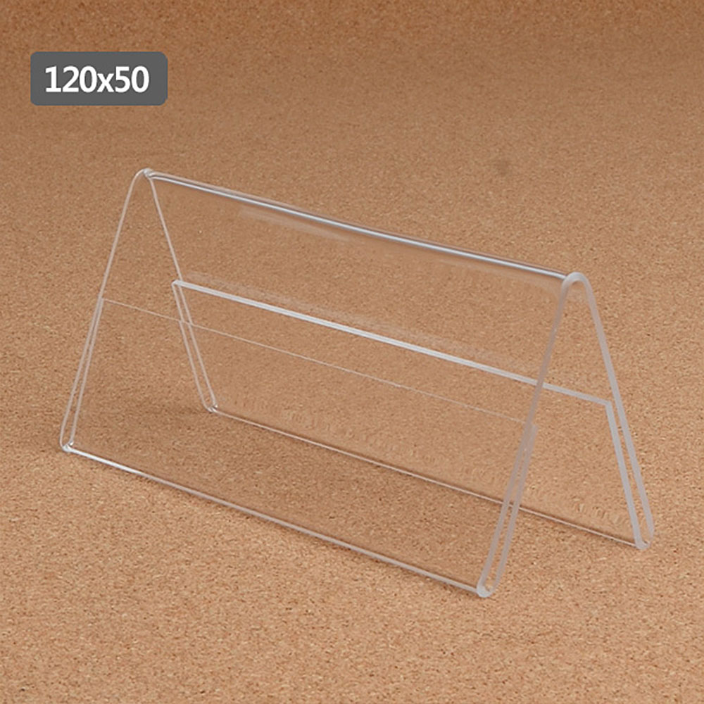 1X5개 아크릴쇼 케이스 양면쇼 가로형 120x 50 mm 쇼케이스 가격표 z870 - 상품 이미지