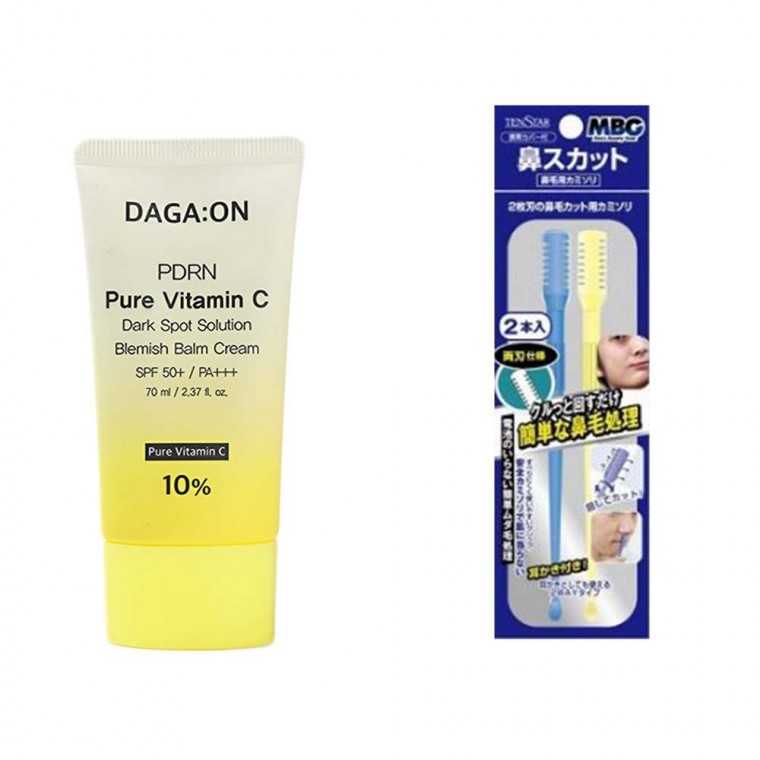 비타민C 10 BB 비비크림 23호 SPF50+ 코털깎기 귀이개 2p - 상품 이미지