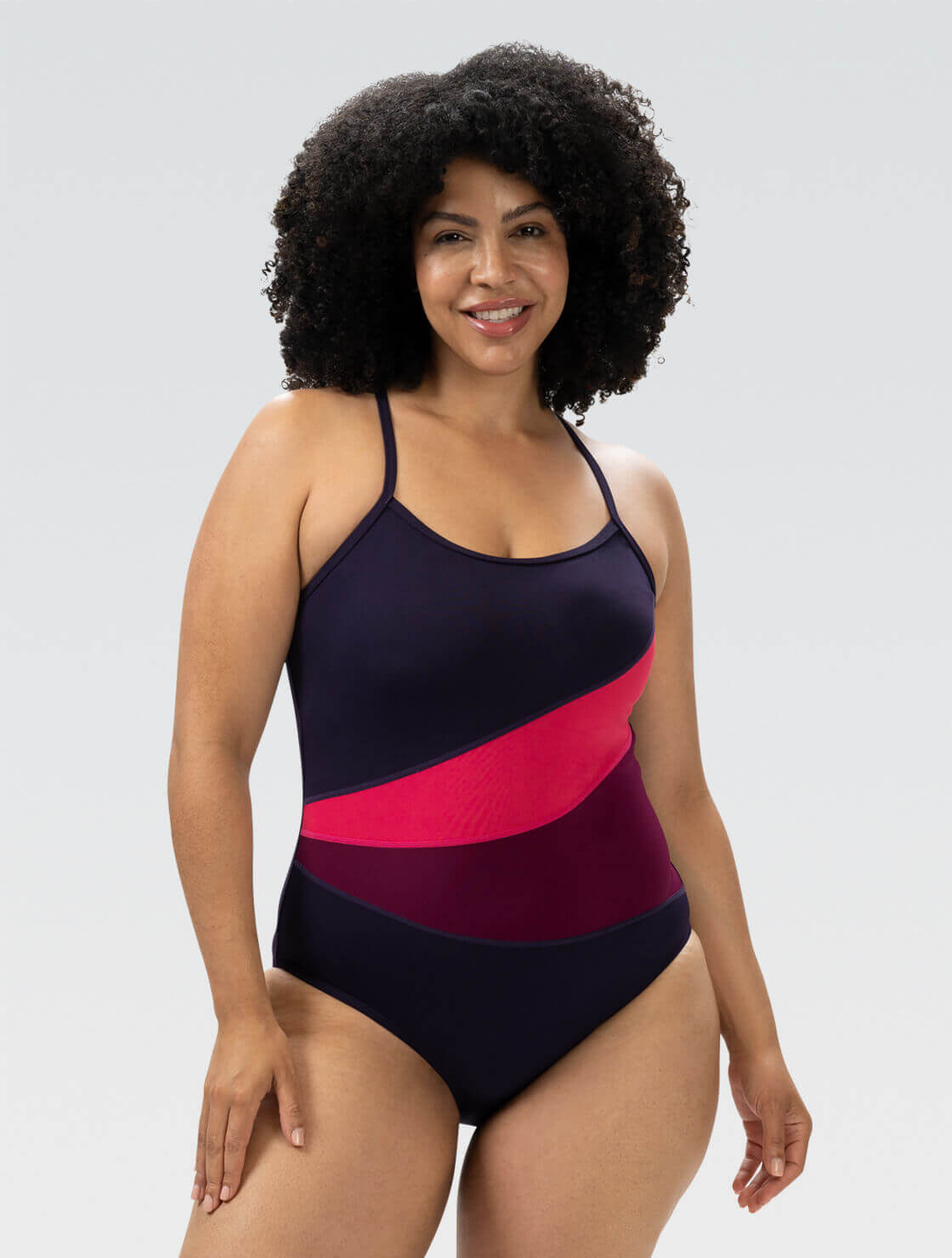 Dolfin Aquashape Color Block Moderate One Piece 이미지 8