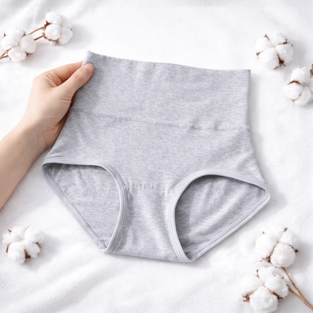 여성 순면 복부 보정 팬티 면 똥배팬티 질염 하이웨스트 제품 이미지