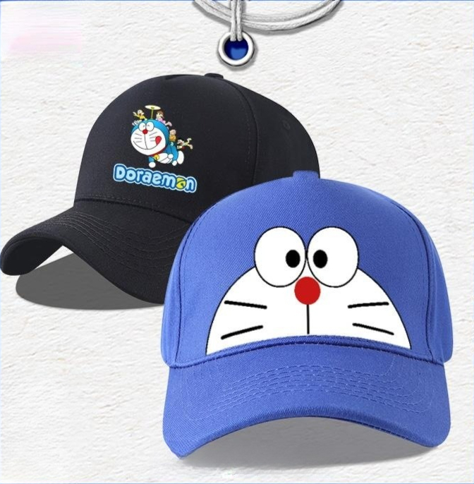 도라에몽 야구 모자 오리 주둥이 캐릭터 캐주얼 올매치 자외선 차단 화이트 1 성인용 - 상품 이미지