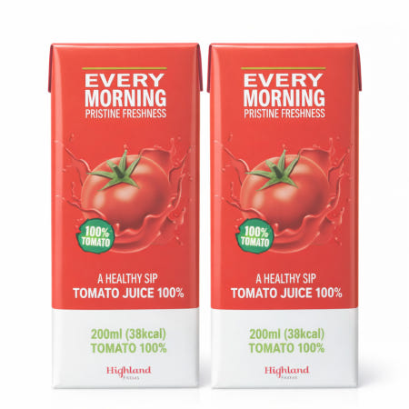 하이랜드 프레쉬 100% 토마토 주스 72팩 200ml