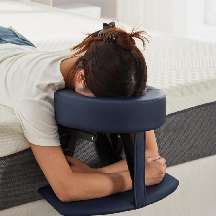 경추 마사지 지지대 침대 거치용 목 어깨 안마베개