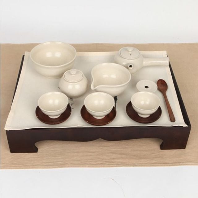 베이지 3인찻상 교육용 종합다기세트(유아용세트) - 상품 이미지