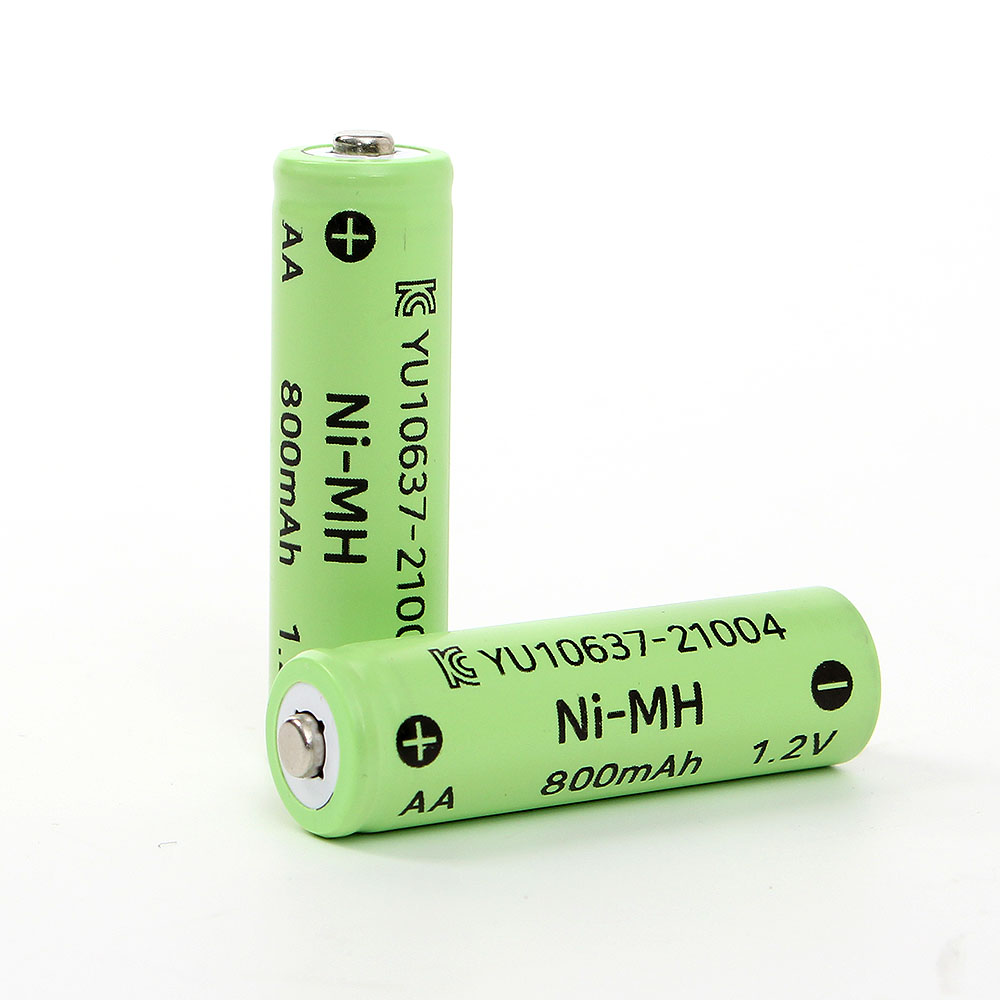 1+1개 800 mAh 니켈 수소 AA 충전지 2p 세트 NI- MH 배터리 DT - 상품 이미지