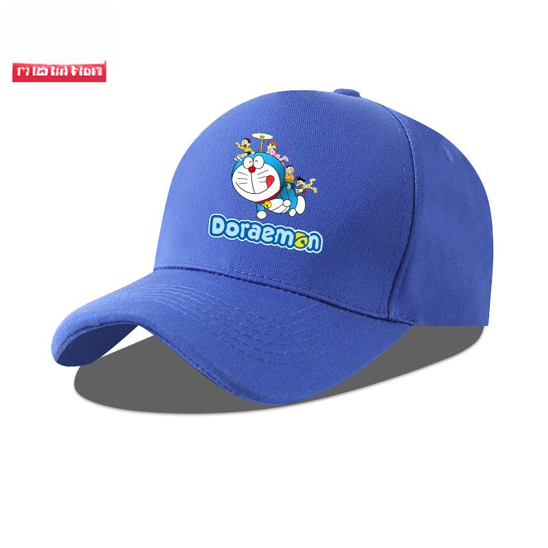 도라에몽 야구 모자 오리 주둥이 캐릭터 캐주얼 올매치 자외선 차단 화이트 1 성인용 - 상세 이미지 3