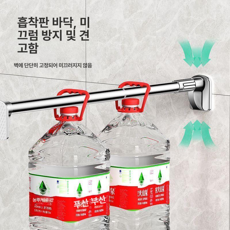 무타공 발코니 천장부착식 베란다 건조대 고정 빨래봉 원룸 - 상세 이미지 4