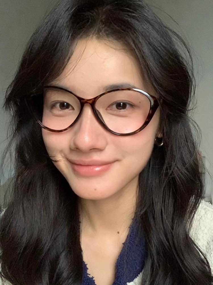 줄서는식당2박나래안경 뿔테안경 호피무늬안경 - 메인 이미지