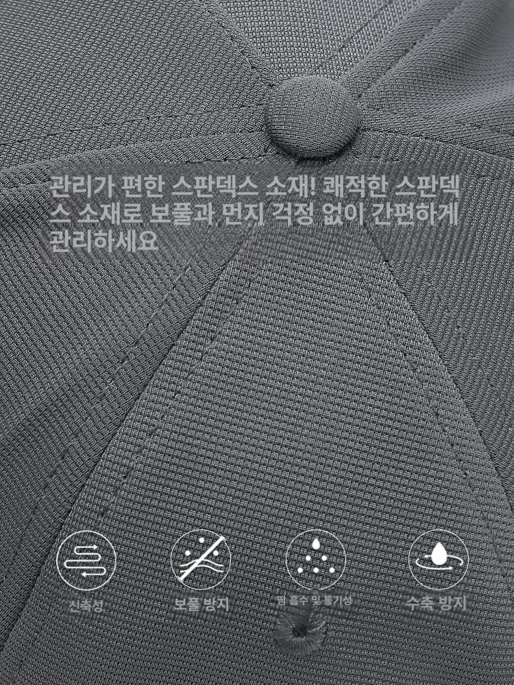 뒤가막힌 볼캡 빅사이즈 뒤로쓰는모자 무지 야구모자 - 상세 이미지 4