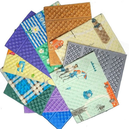 캠핑 접이식 방석 돗자리 휴대용 매트 야외 레저용품 1인용