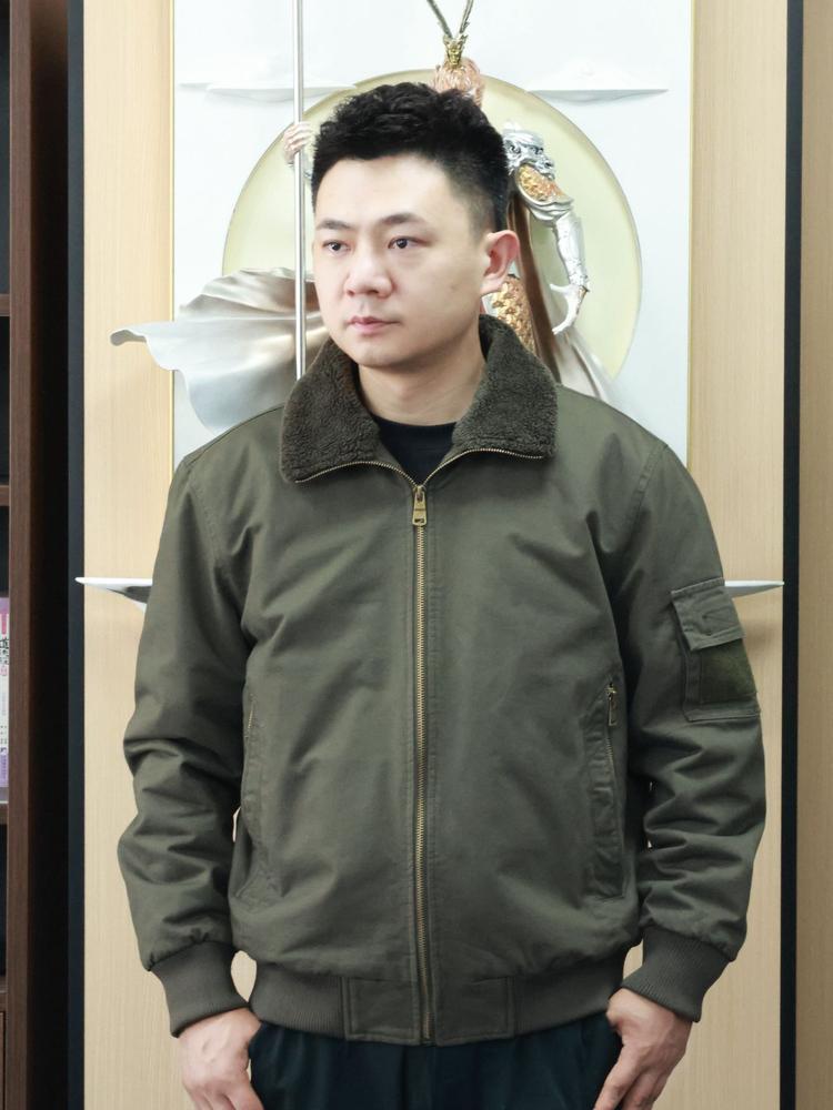 모범택시 동카키 칼라 점퍼 남자 숏 점퍼 비행 항공점퍼 스트릿 - 상세 이미지 2