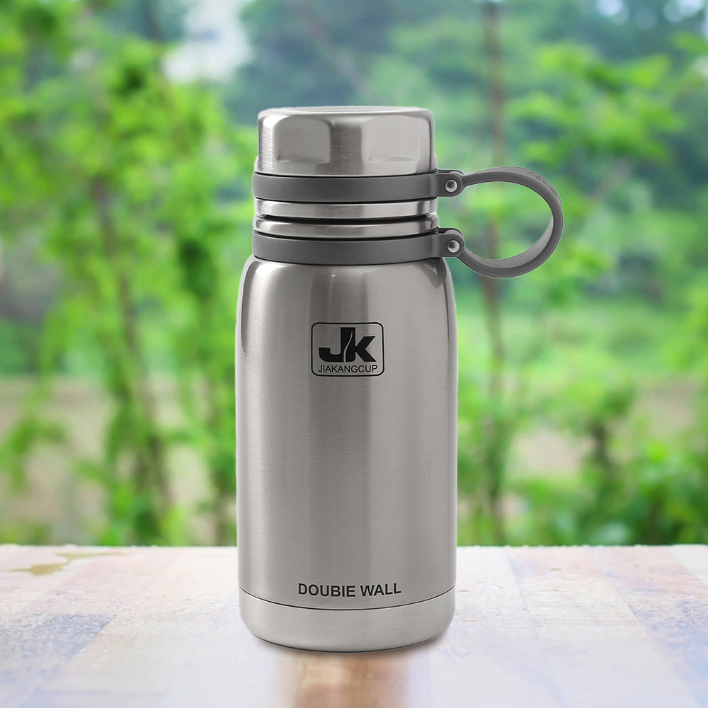 탱크 워터 이중 스텐 보온병 물병( 600 ml) (실버) 보냉병 진공 진공보 캠핑보 - 상품 이미지