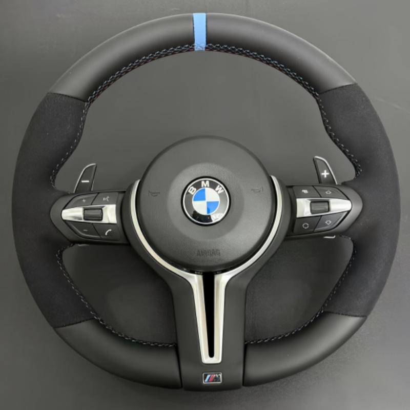bmw m핸들 고급 나파가죽 jss에어백 f10 시공 핸들 스티어링 - 메인 이미지