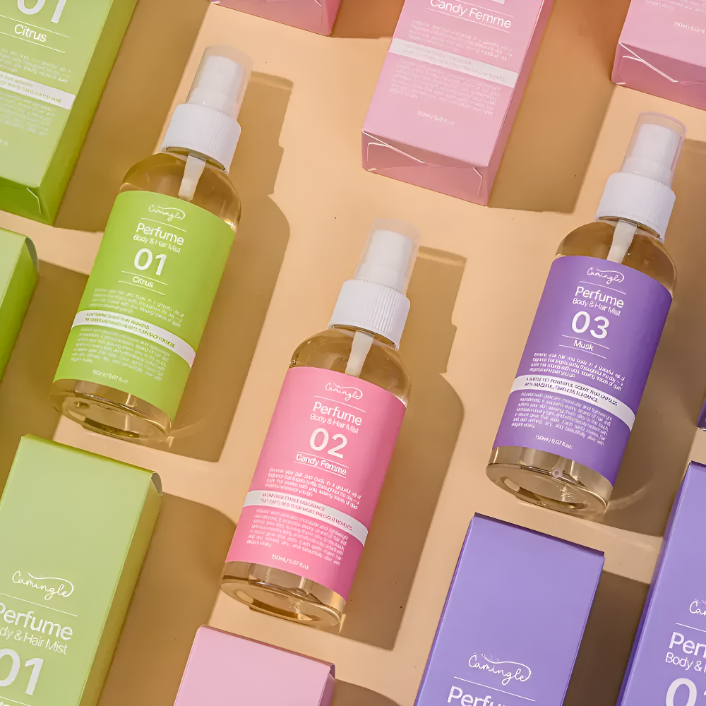 커밍글 퍼퓸 헤어 바디 미스트 02. 캔디팜므, 150ml, 1개 - 상세 이미지 5