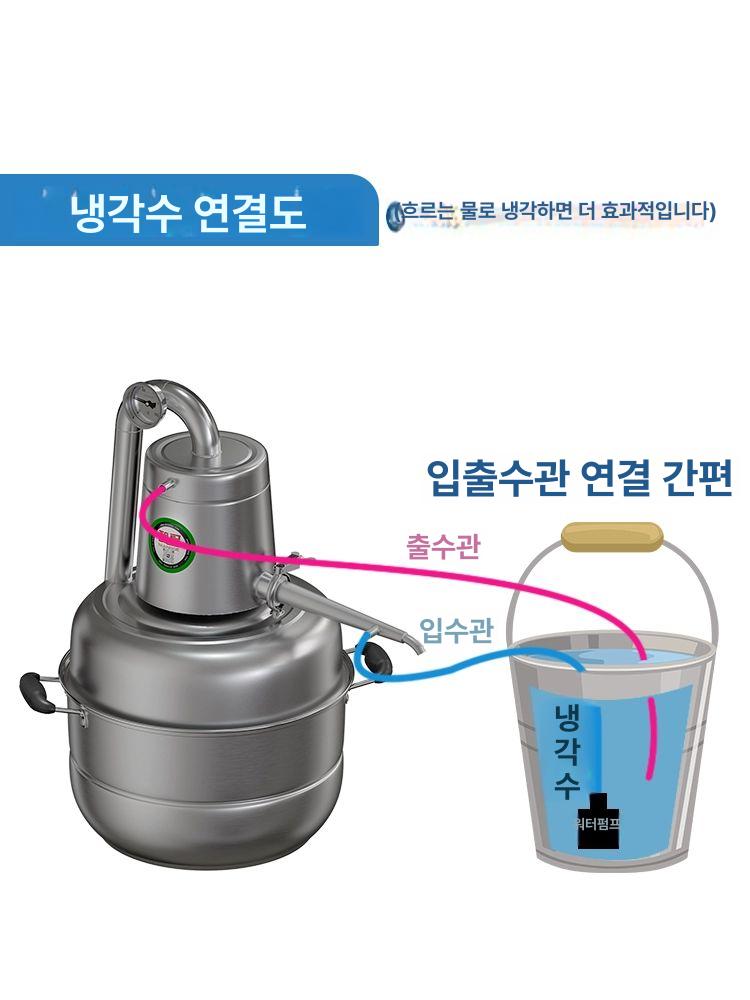 증류기 과일 정제수 제조장치 추출기 정제기 주류