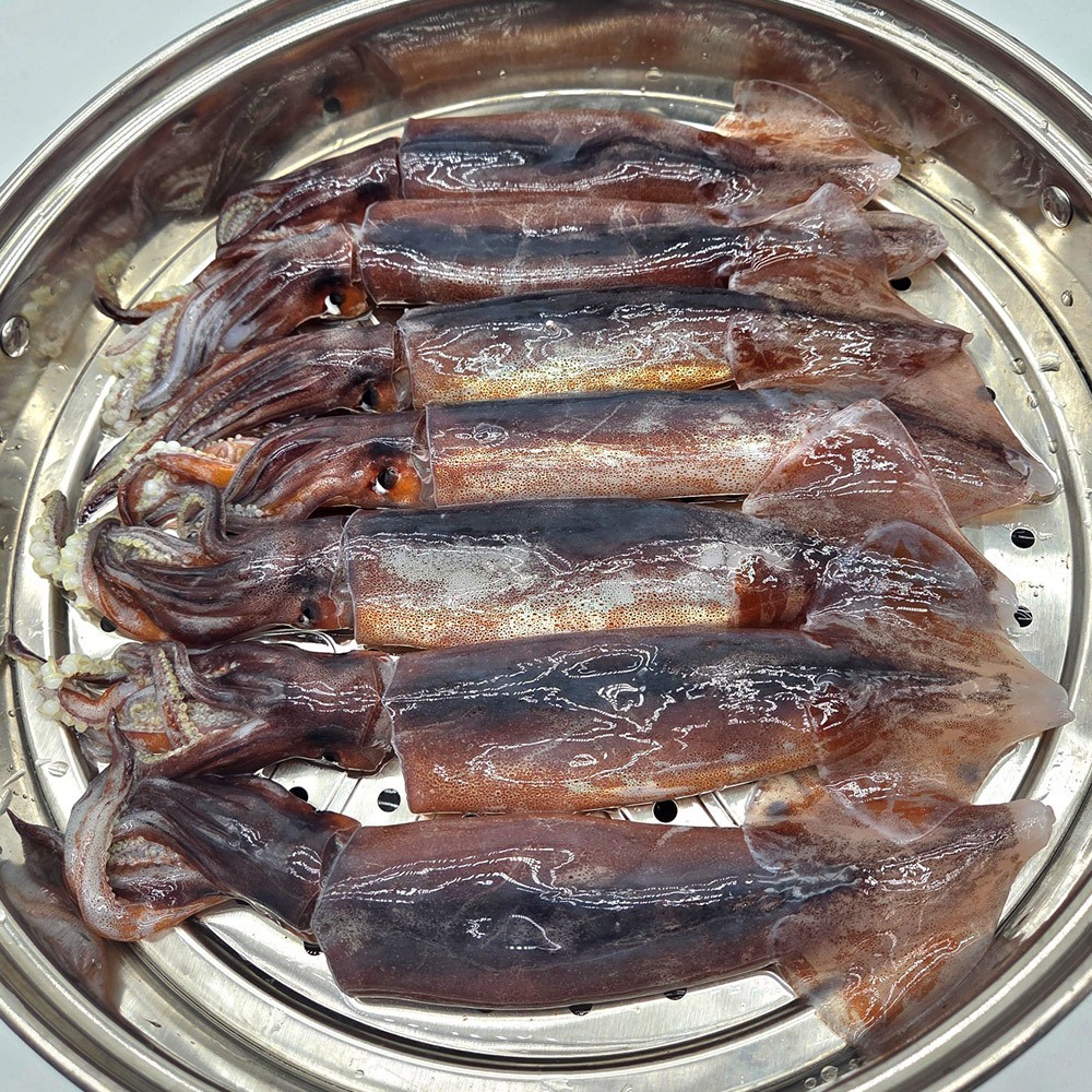 퍼스트프레시 국내산 생물 급냉 통찜용 오징어 7~8미 1kg, 2개 - 상세 이미지 3