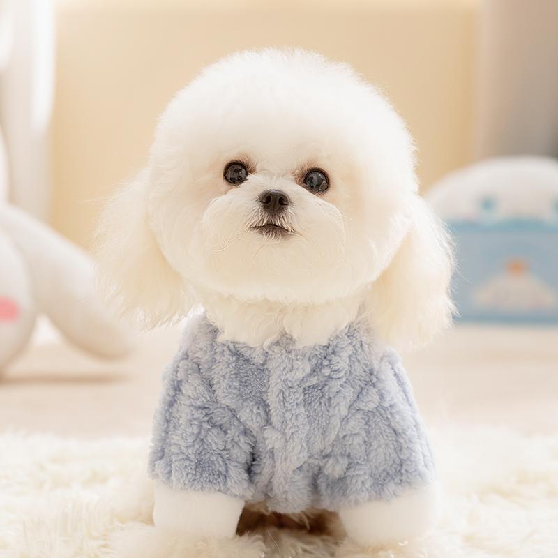 산리오 반려동물 후리스 자켓 플리스 소형견 고양이 강아지 옷 의류 겨울 방한 본디블루 XS - 상세 이미지 3