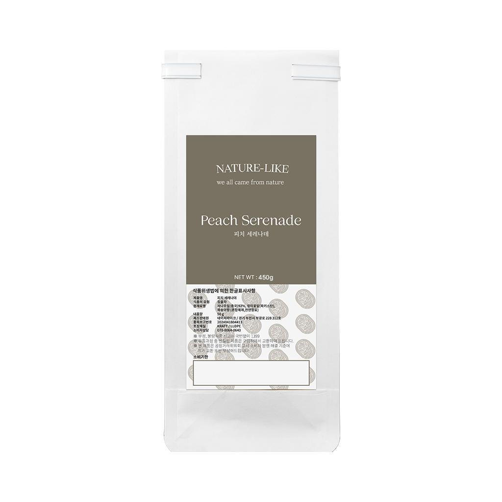 네이처라이크 피치 세레나데 유기농 순면티백 잎차 450g, 1개 - 상품 이미지