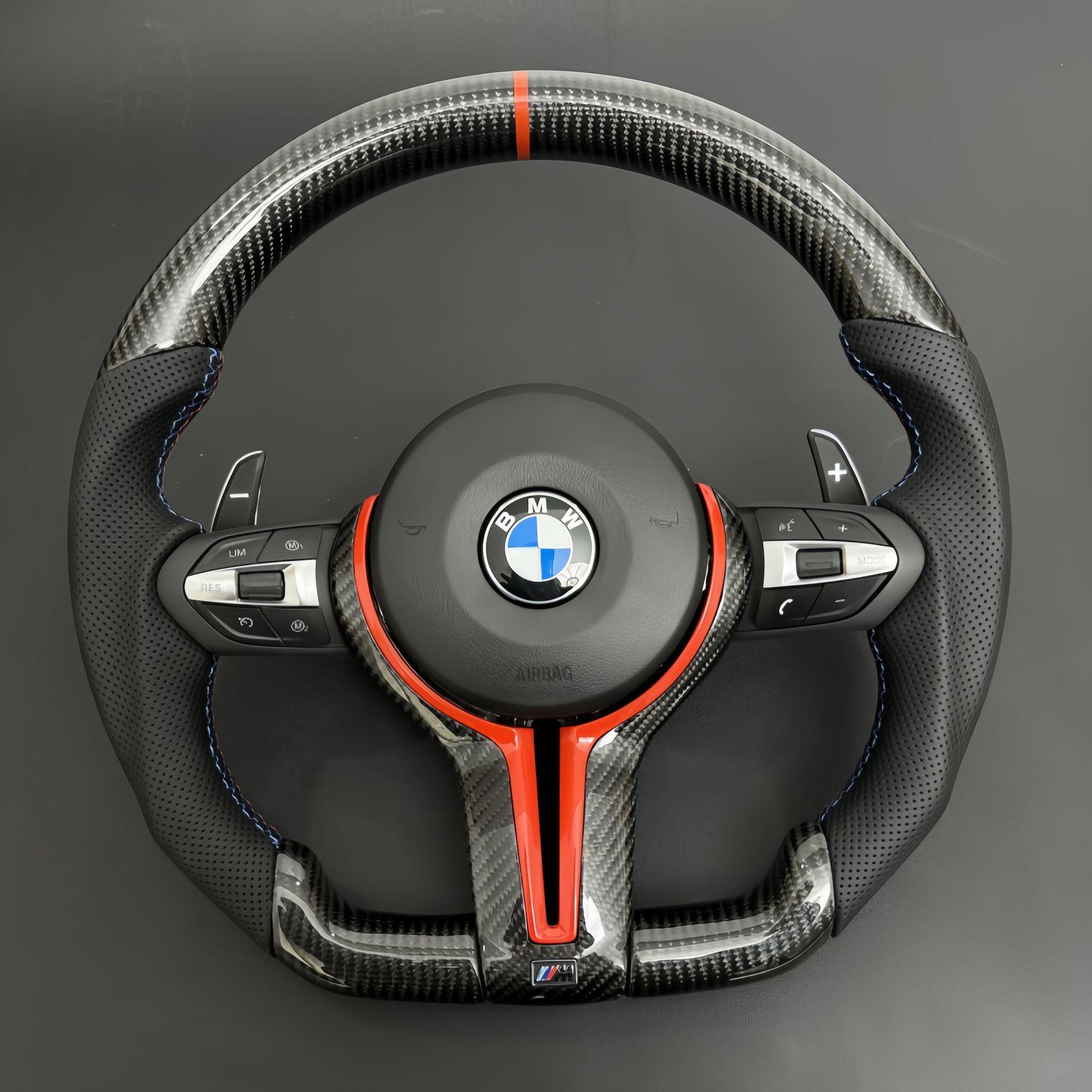 bmw m핸들 고급 나파가죽 jss에어백 f10 시공 핸들 스티어링 - 상세 이미지 4